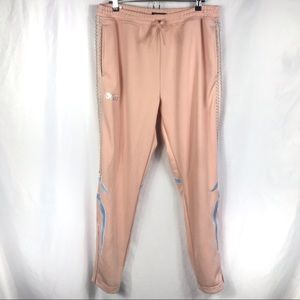 PINK + DOLPHIN Stripe 88 Track Bottom Sweatpants